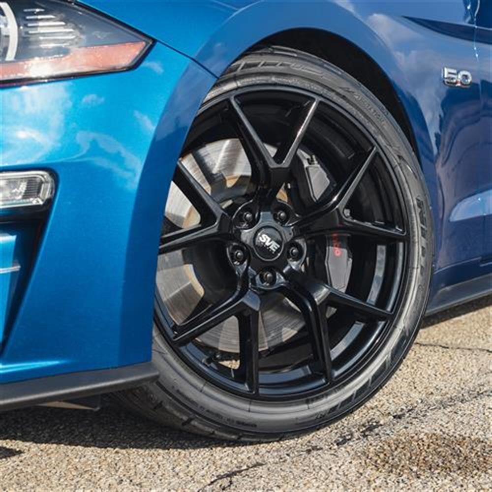 2015-2023 Mustang SVE SP2 Wheel & Firestone Tire Kit - 19x10 - Gloss Black