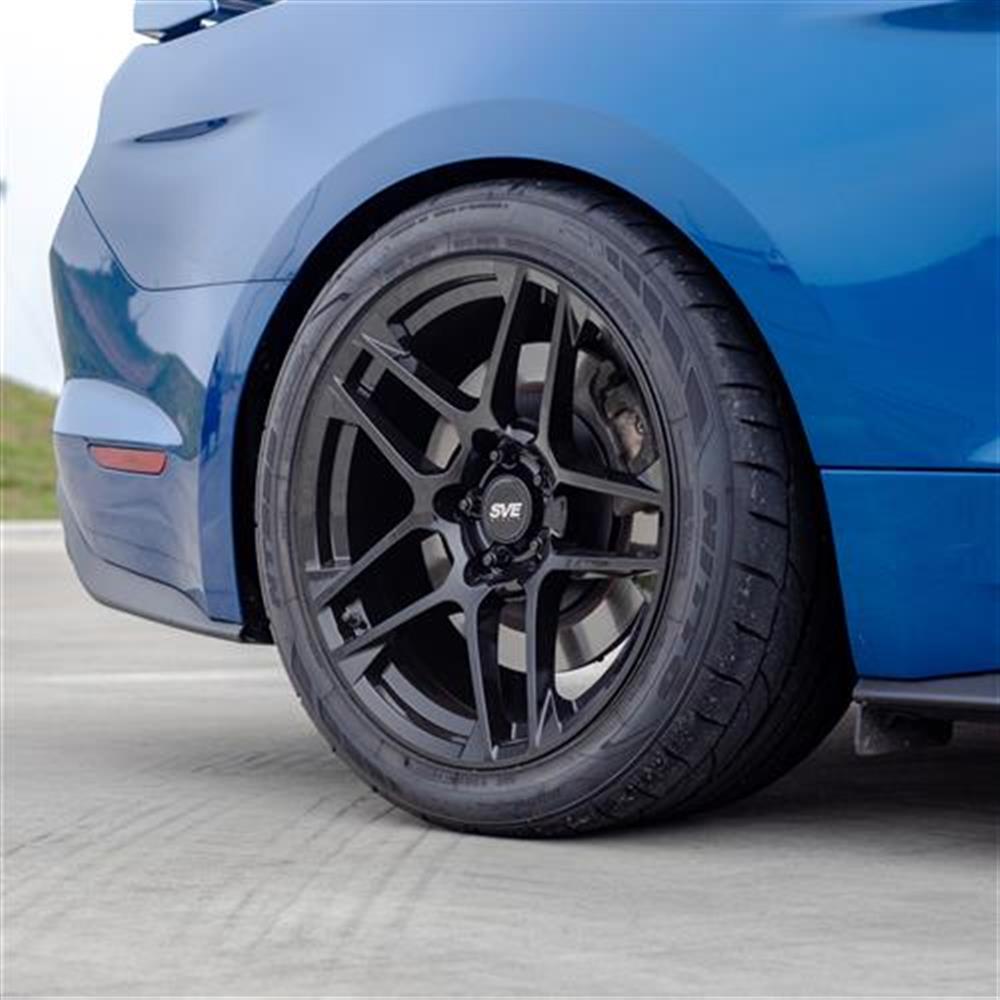 2015-2023 Mustang SVE X500 Wheel & Firestone Tire Kit - 19x10 - Gloss Black