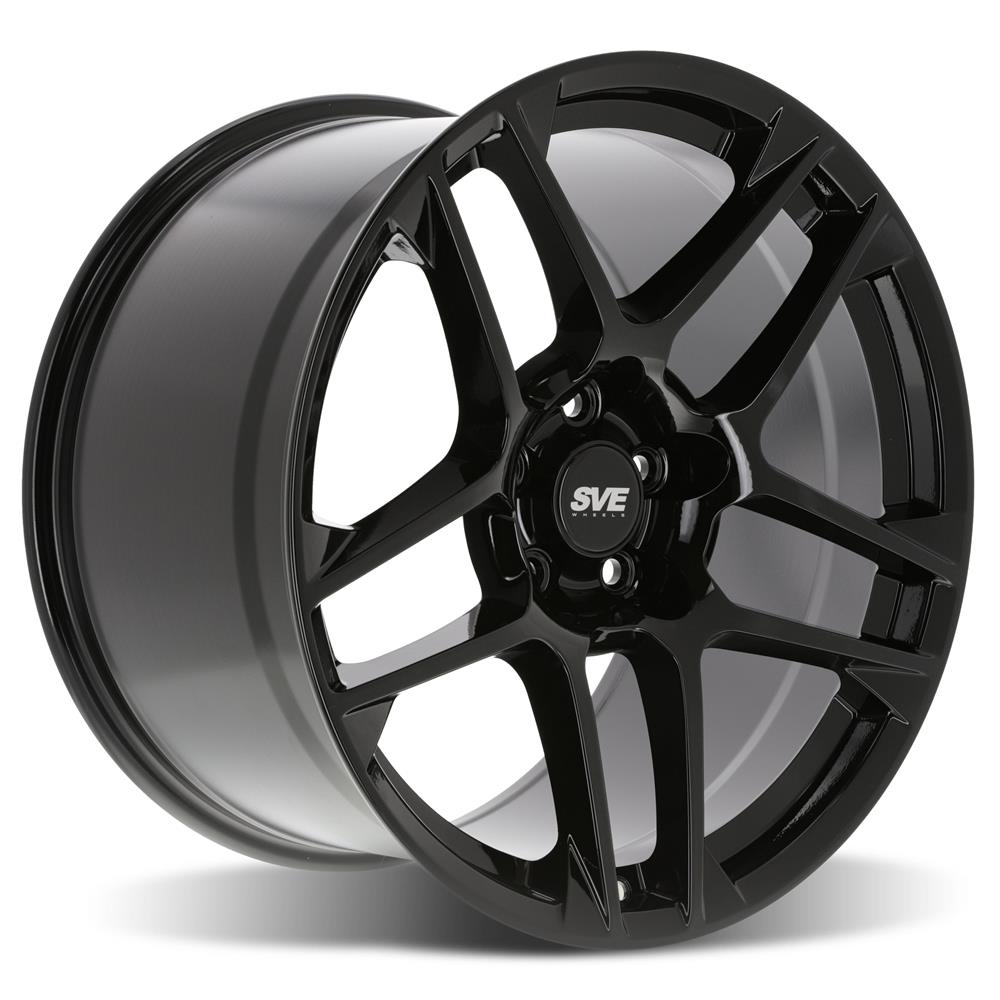 SVE Mustang X500 Wheel & Firestone Tire Kit 19x10/11 Black (1523)