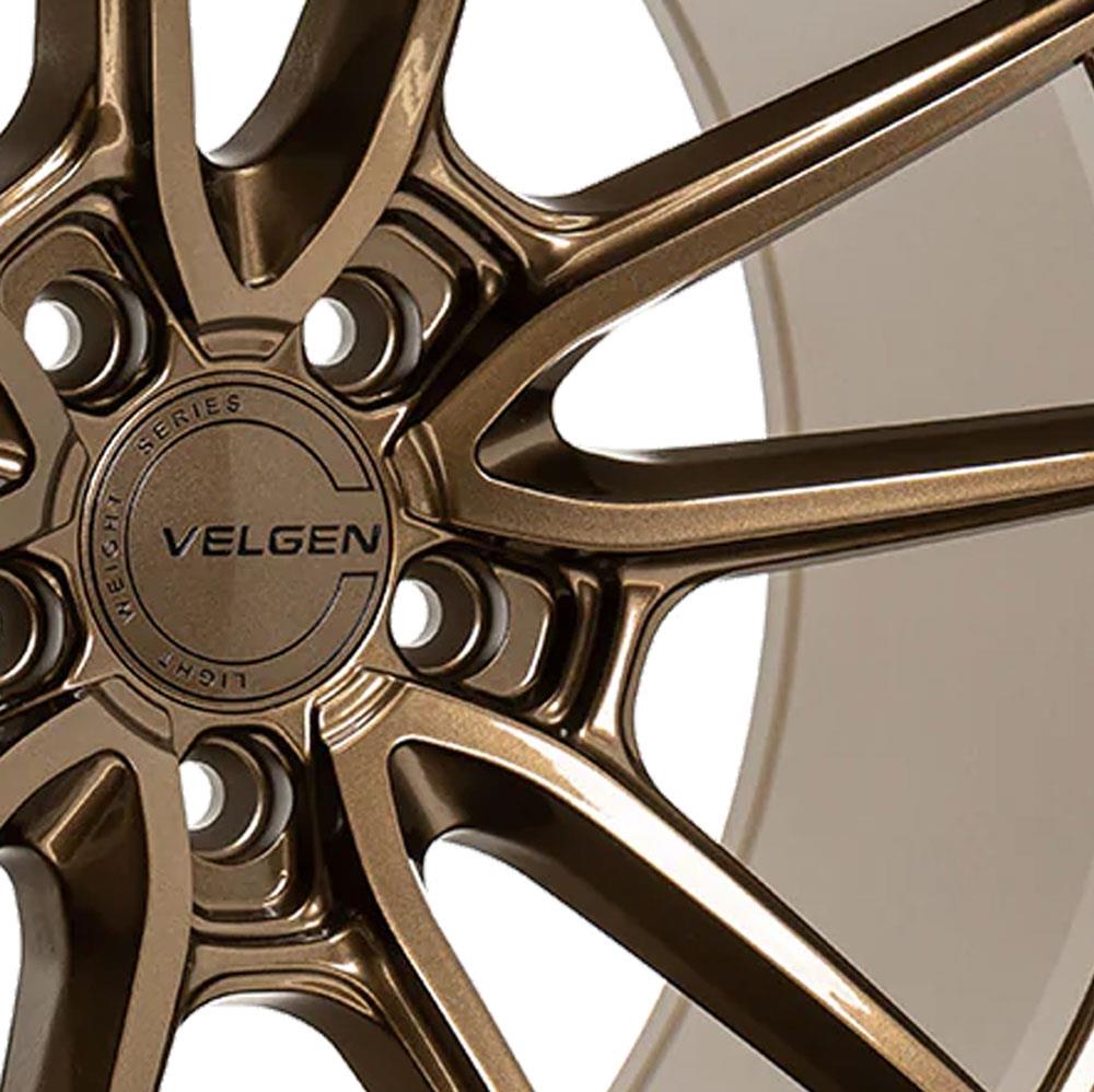 2015-23 Mustang Velgen VF5 Wheel & Nitto Tire Kit - 20x10/11 - Gloss Bronze