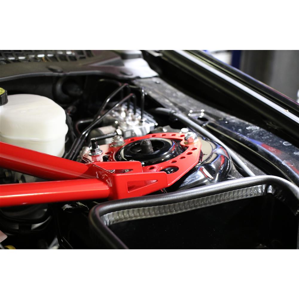 2015-25 Mustang BMR Strut Tower Brace  - Red V8