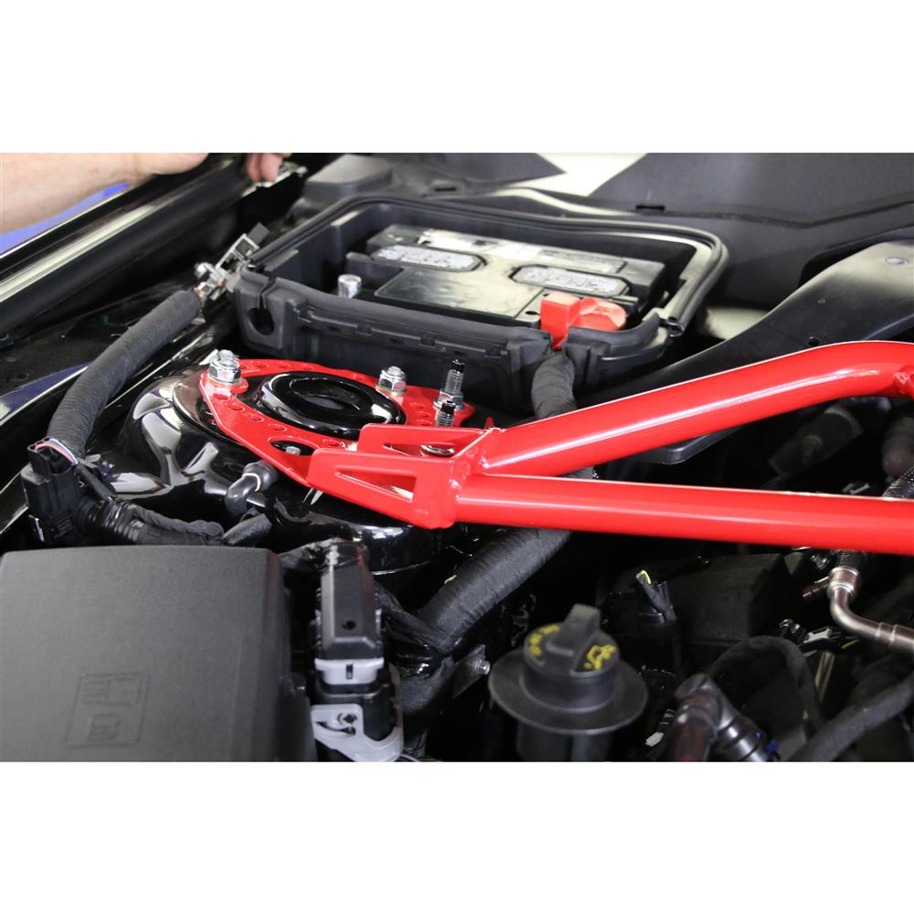 2015-25 Mustang BMR Strut Tower Brace  - Red V8