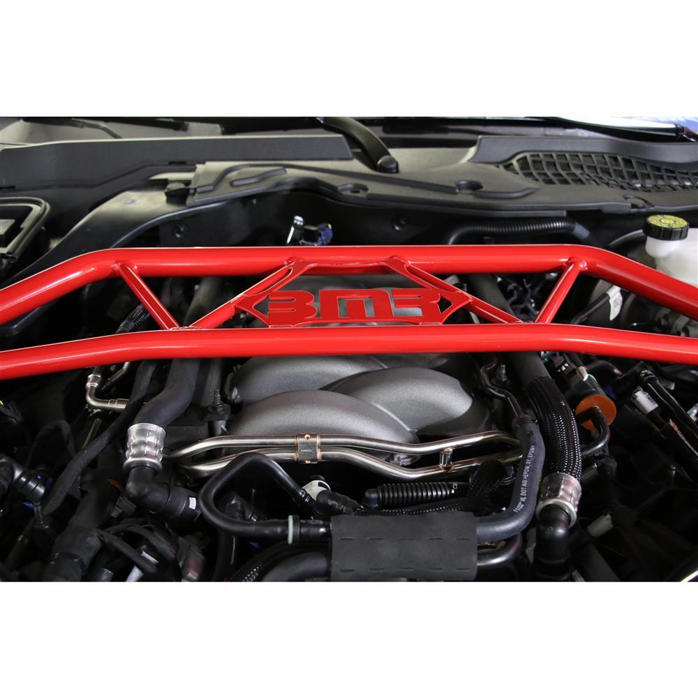2015-25 Mustang BMR Strut Tower Brace  - Black Hammertone V8