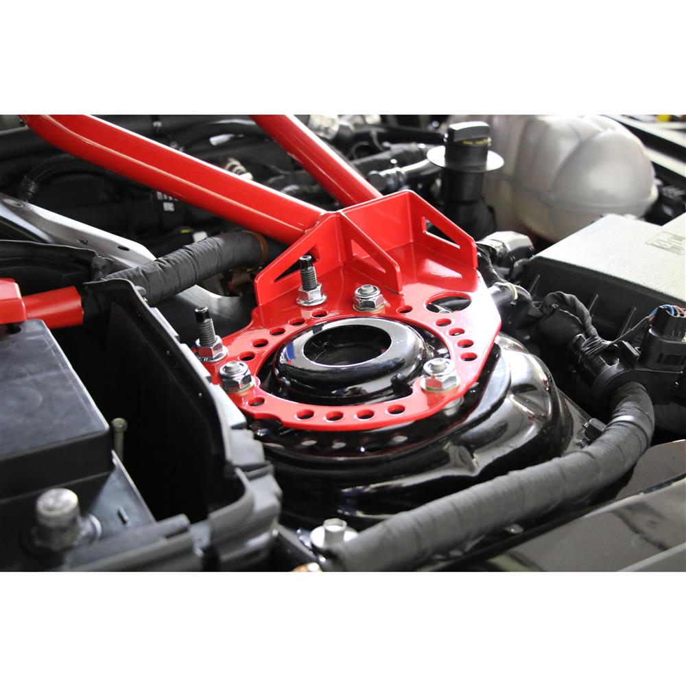 2015-25 Mustang BMR Strut Tower Brace  - Red V8