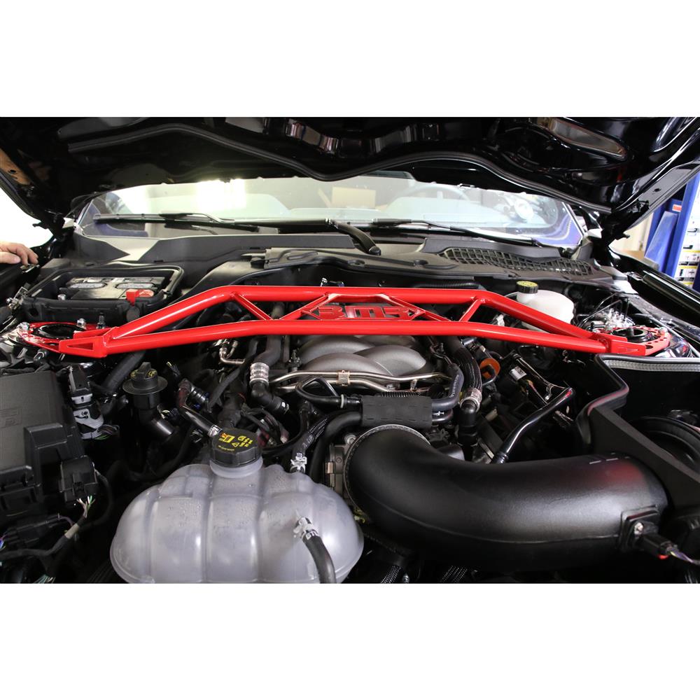 2015-25 Mustang BMR Strut Tower Brace  - Red V8