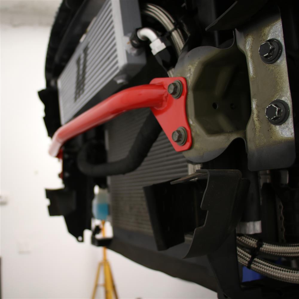 2015-23 Mustang BMR Front Bumper Support  - Black Hammertone