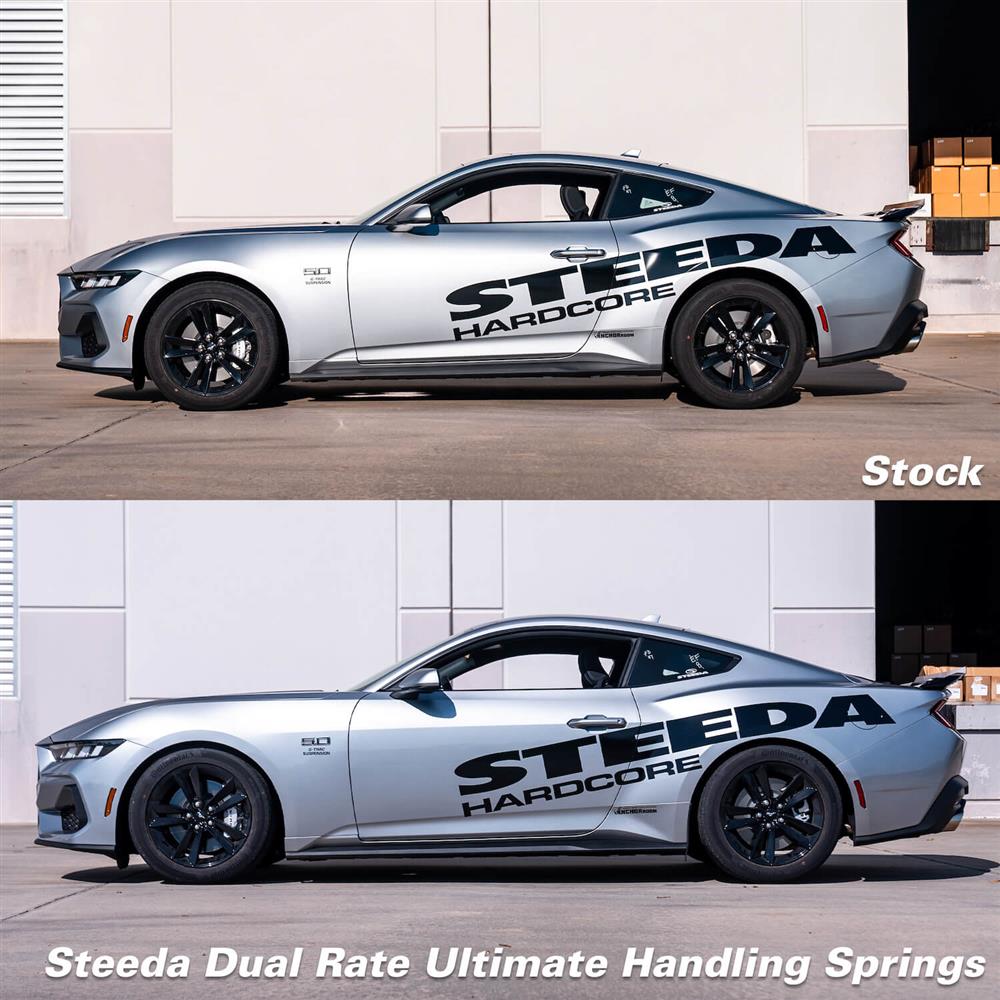 2015-26 Mustang Steeda Dual Rate Ultimate Handling Lowering Springs