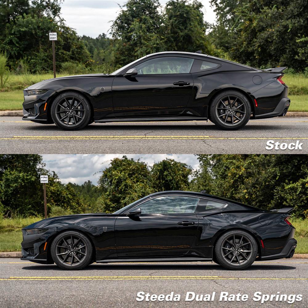 2015-26 Mustang Steeda Dual Rate Ultimate Handling Lowering Springs  - MagneRide