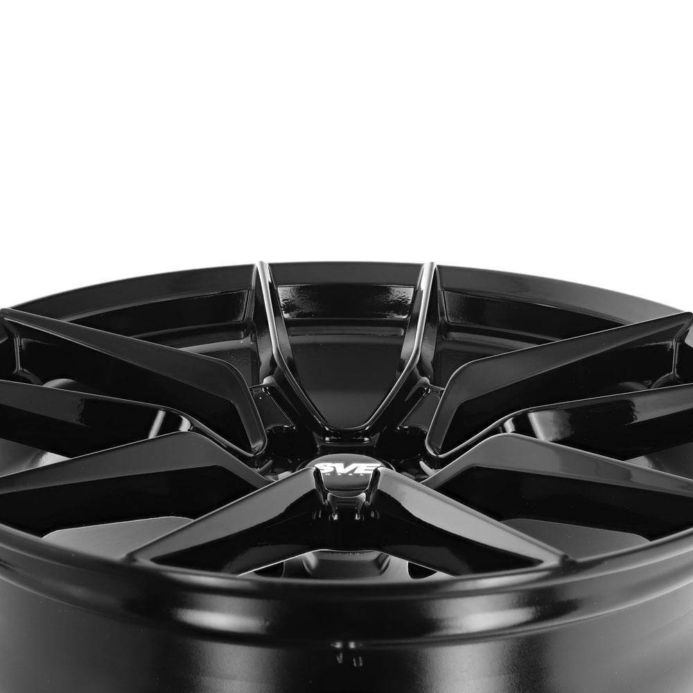 2015-25 Mustang SVE DHP1 Forged Wheel Kit - 19x10/11  - Black