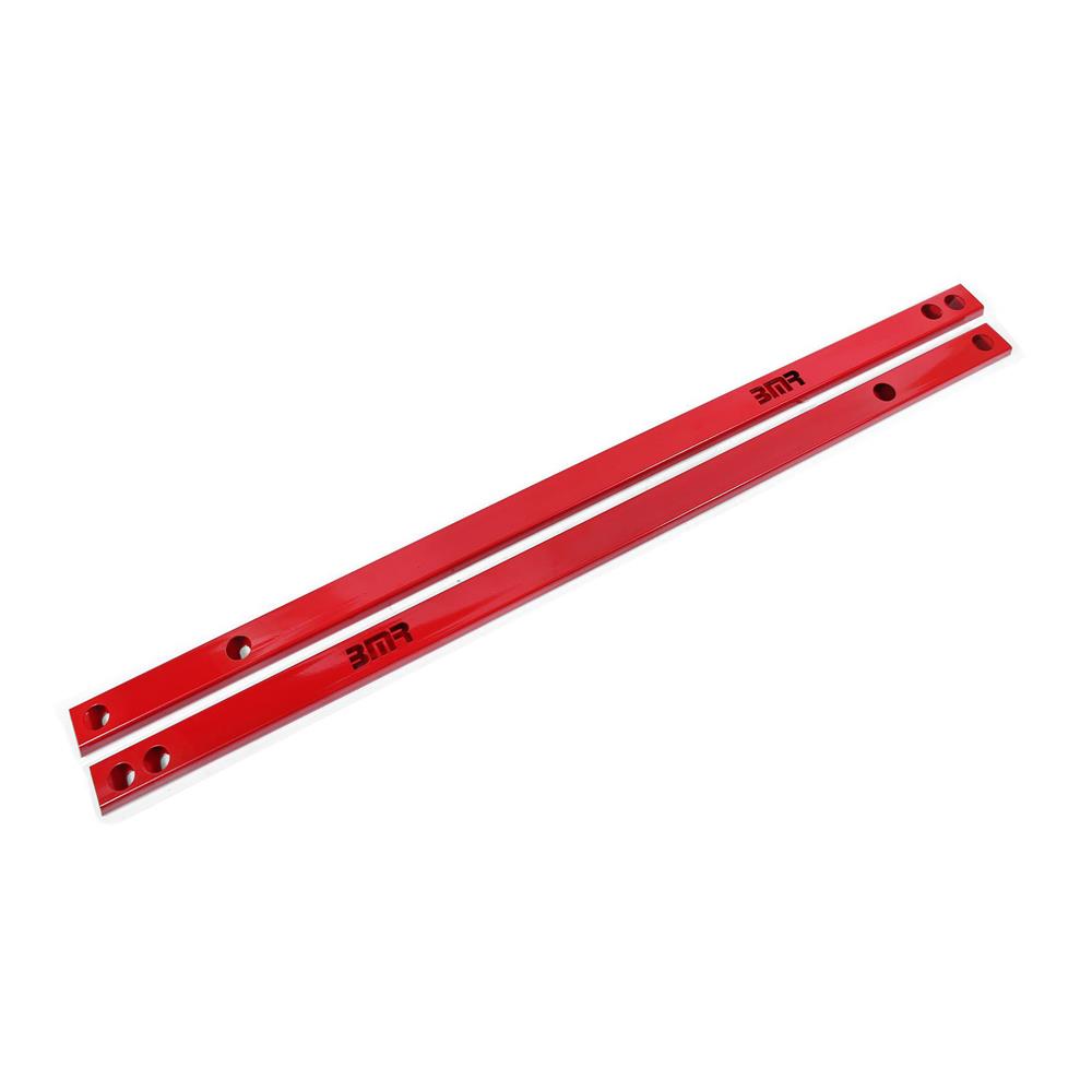 2015-26 Mustang BMR Shorter Tube Jacking Rails - Red