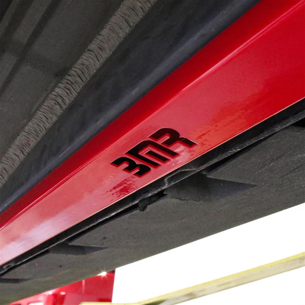 2015-26 Mustang BMR Shorter Tube Jacking Rails - Red