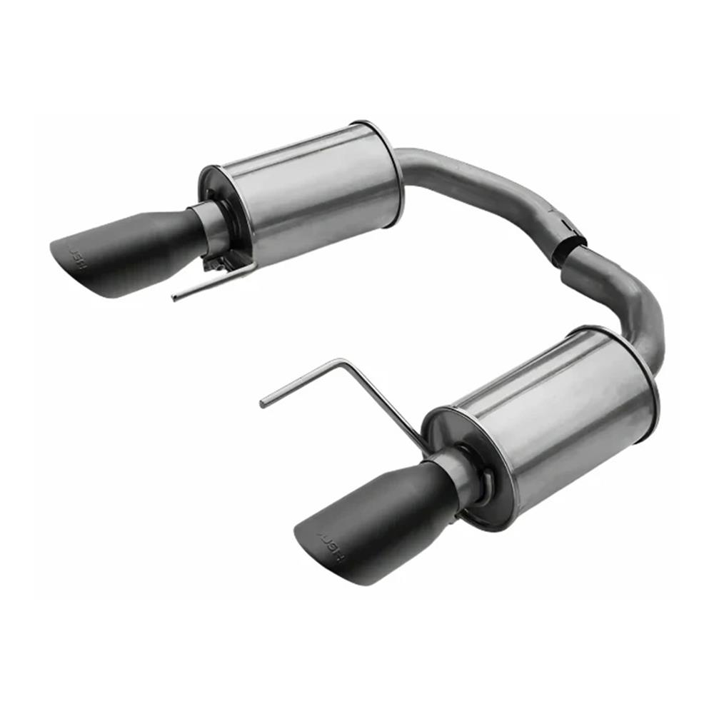 2015-26 Mustang Roush Axle Back Exhaust Kit  - Black Tips V6/EcoBoost