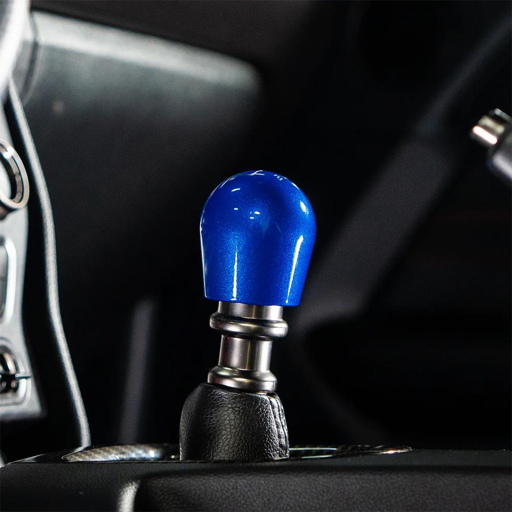 2015-26 Mustang Billetworkz Weighted Shift Knob - Candy Blue