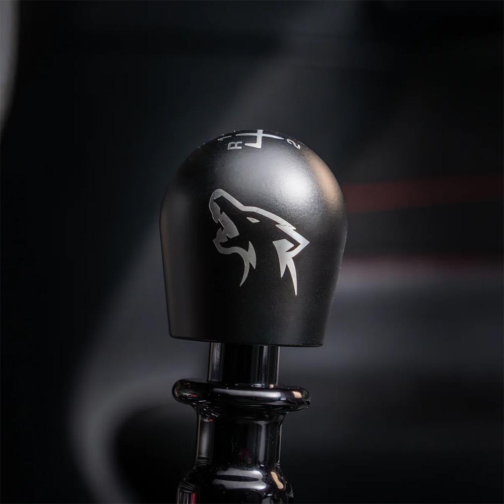 2015-26 Mustang Billetworkz Weighted Shift Knob - Coyote Engraved - Matte Black