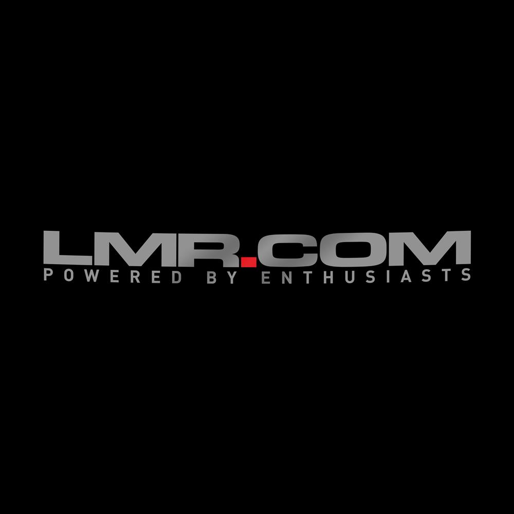 LMR.com Windshield Banner  - Silver w/ Red Dot