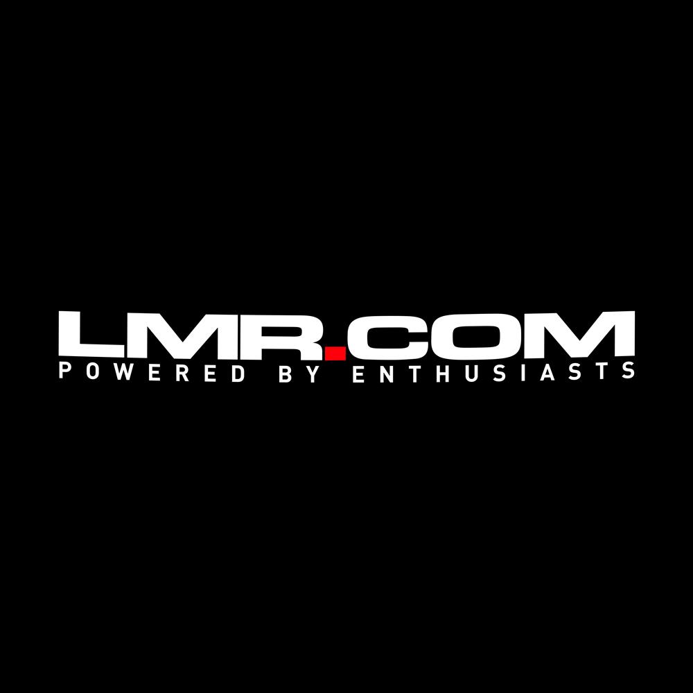 LMR.com Windshield Banner  - White w/ Red Dot