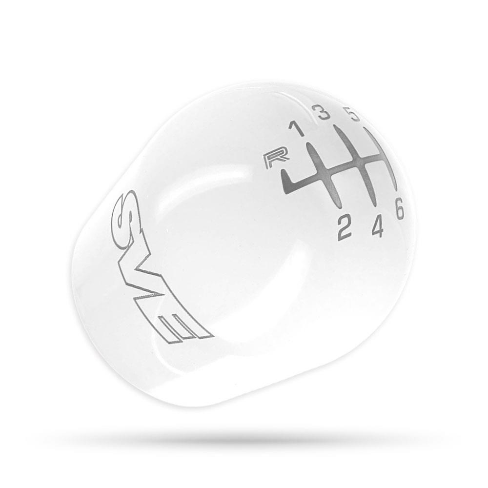 2015-26 Mustang SVE by Billetworkz Weighted Shift Knob - Gloss White