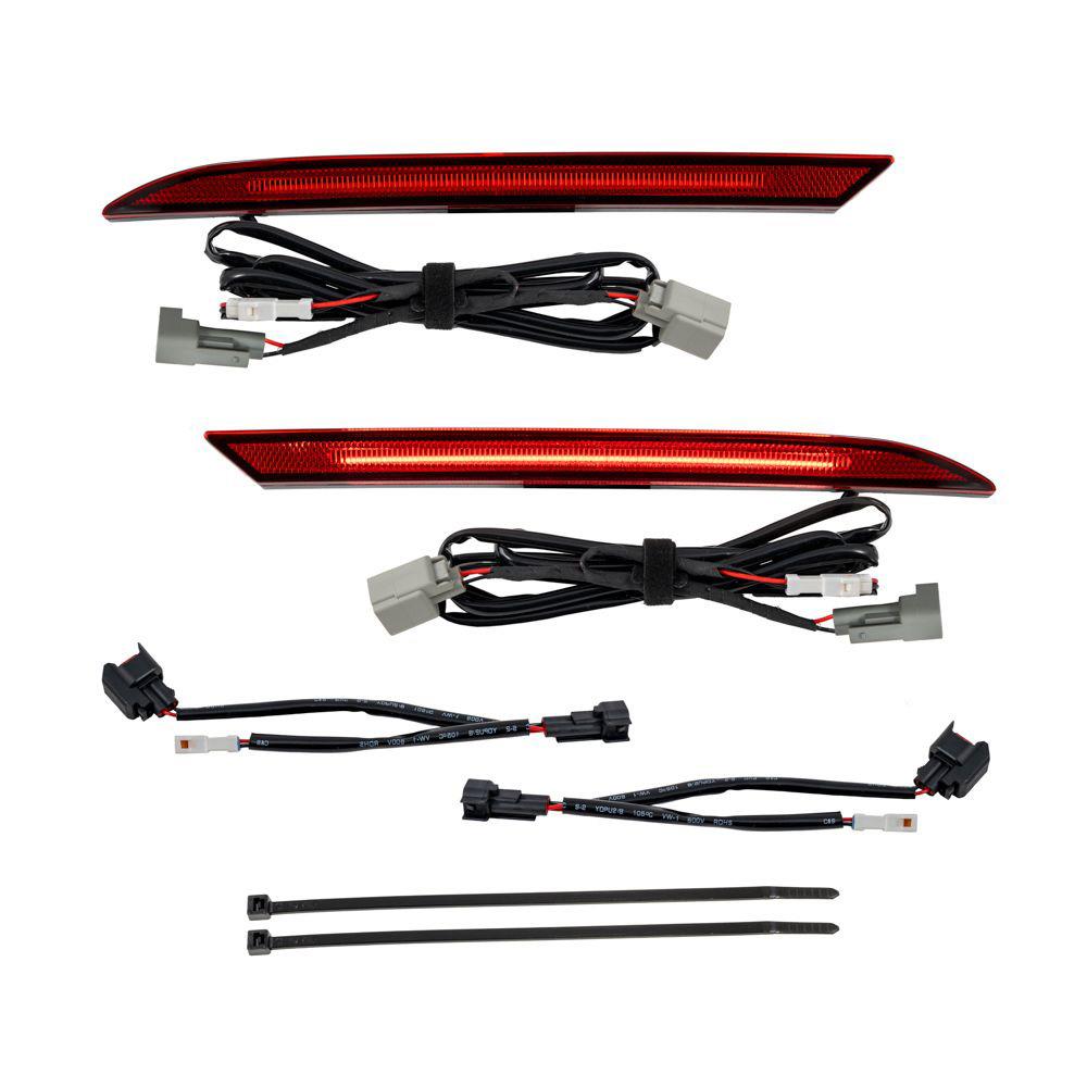 2018-23 Mustang Form Lighting LED Rear Reflectors  - Red