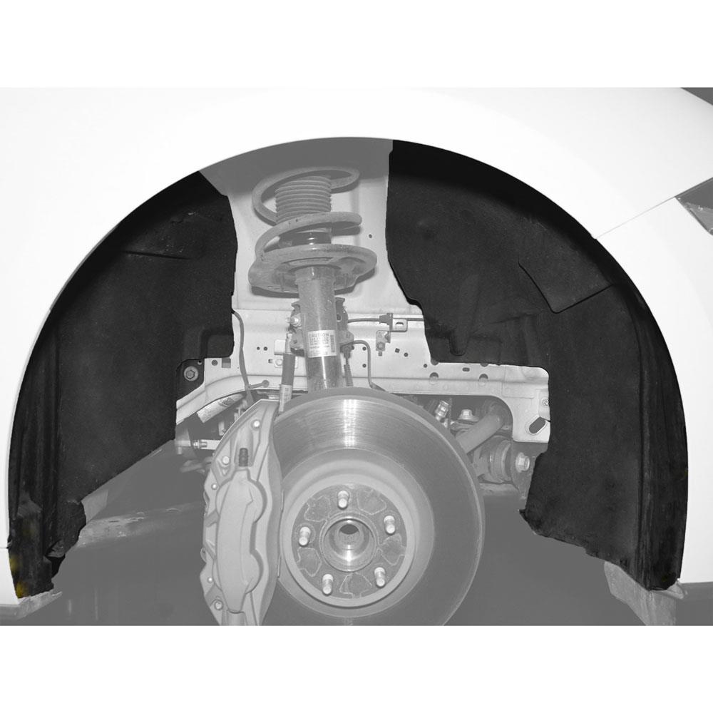 2018-23 Mustang Inner Fender Splash Shield Kit - Front - Non Performance Pack