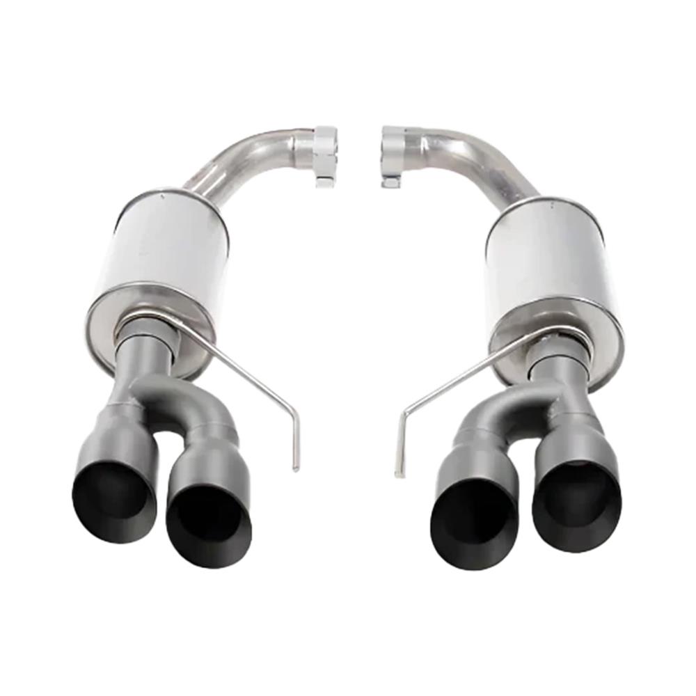 2018-26 Mustang Roush Axle Back Exhaust Kit - Non-Active Exhaust  - Black Quad Tips