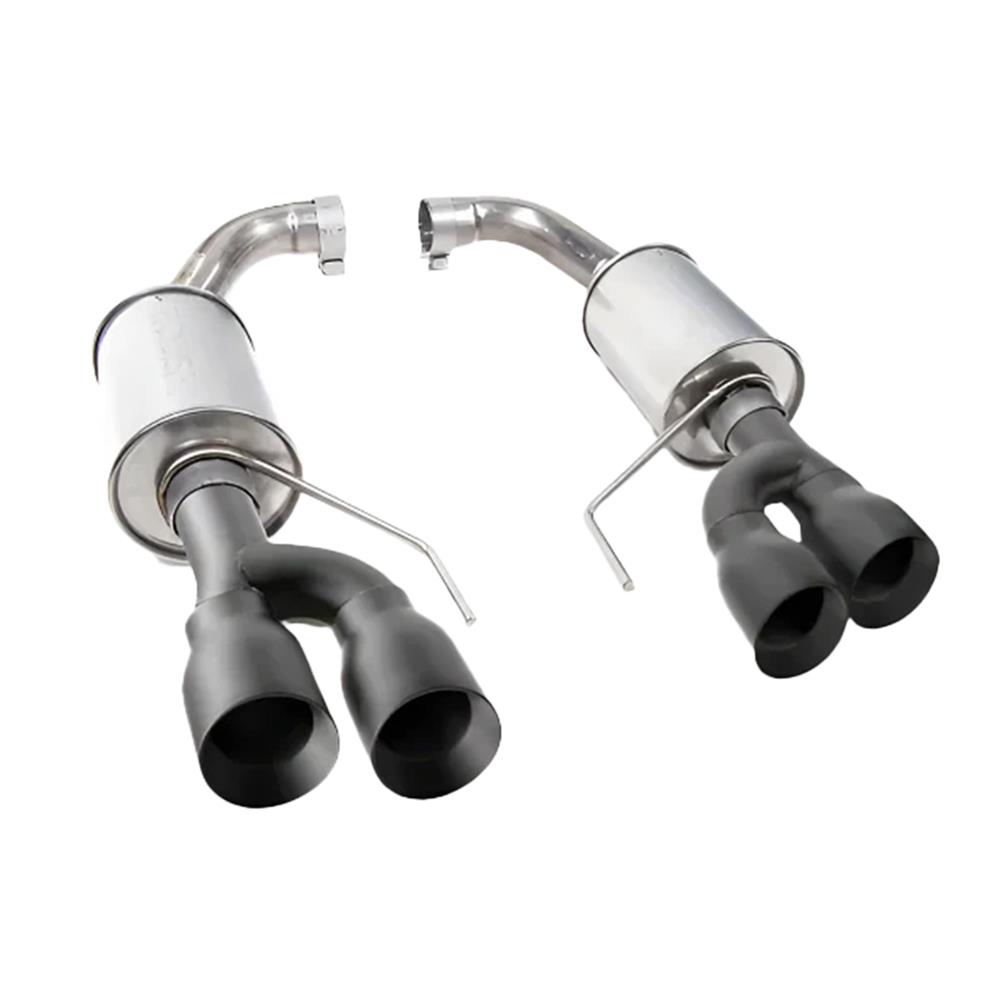2018-26 Mustang Roush Axle Back Exhaust Kit - Non-Active Exhaust  - Black Quad Tips