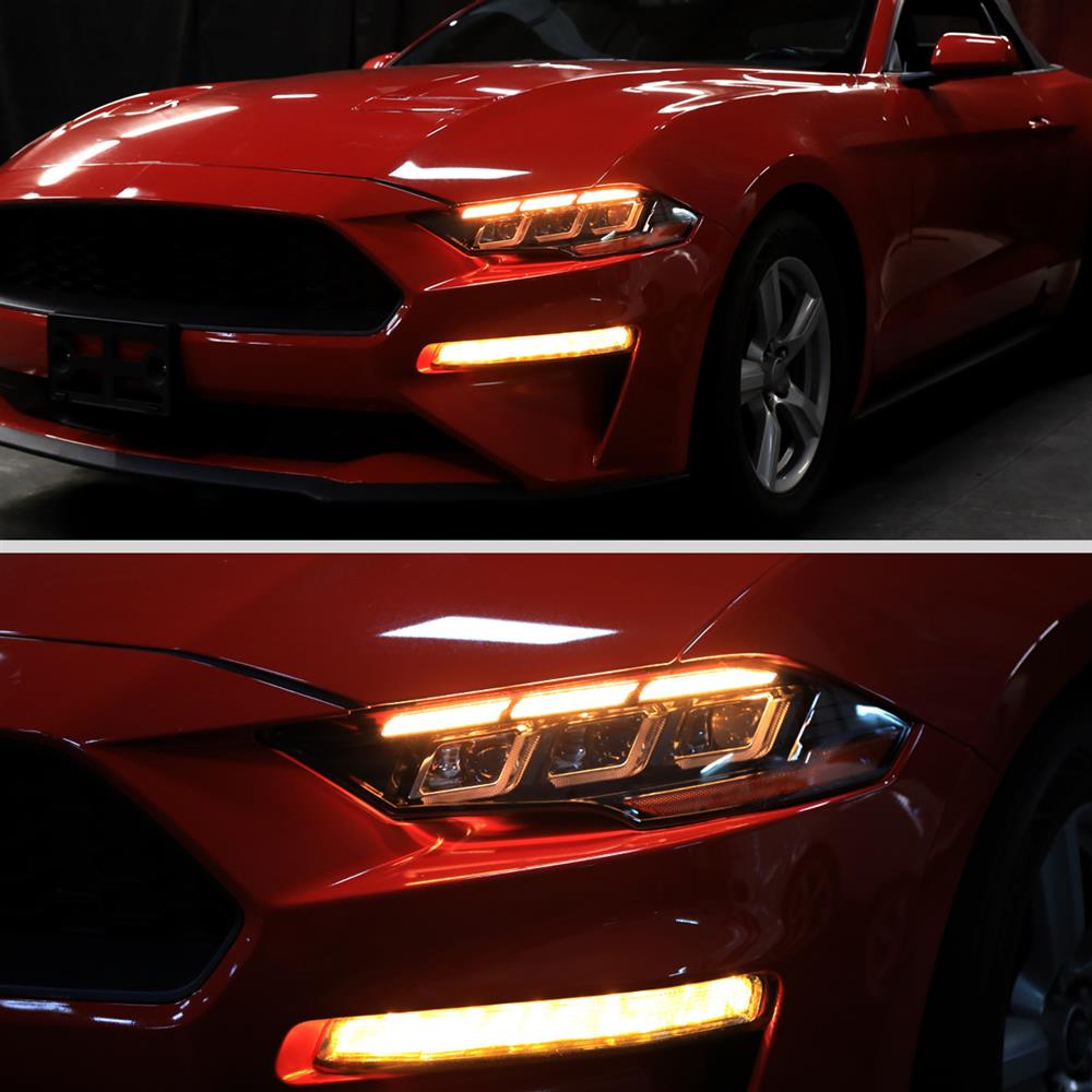 2018-23 Mustang S650 Style LED Projector Headlights