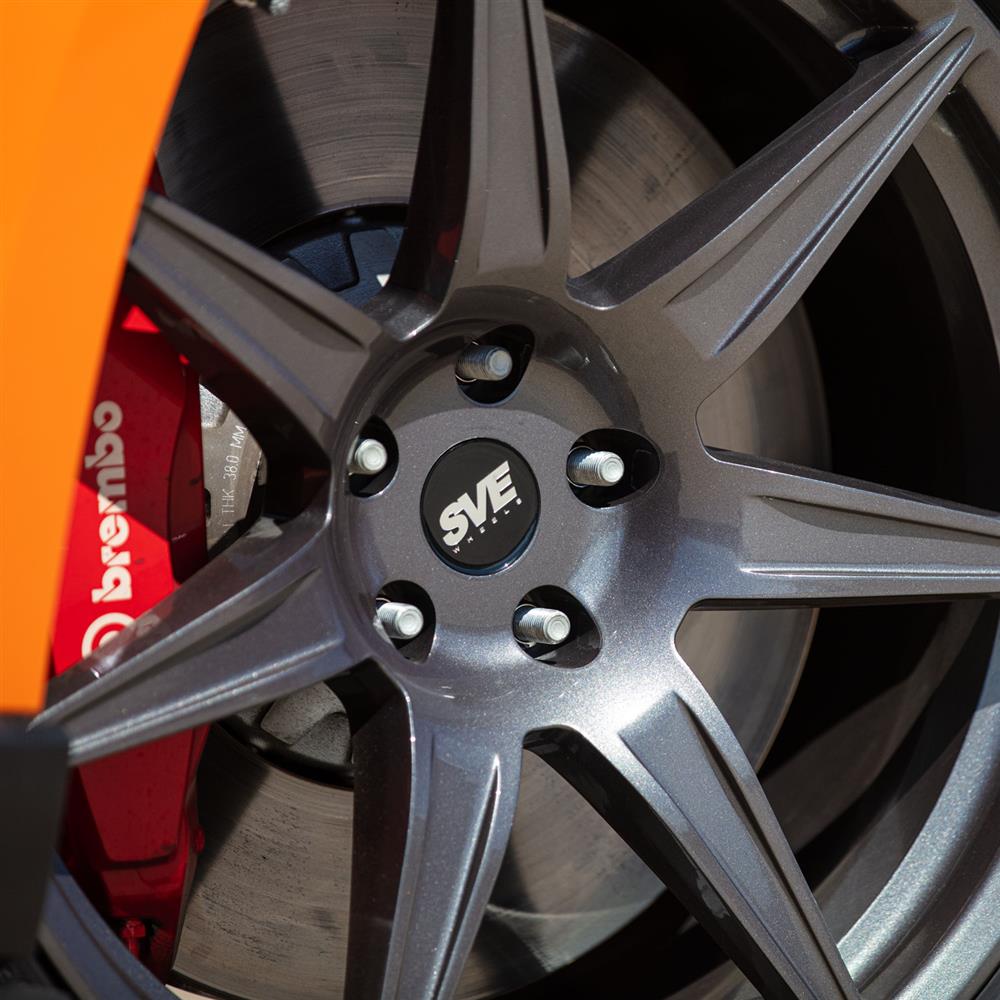 2020-2022 Mustang SVE CFX Forged Wheel & Michelin Sport 4S Tire Kit - 20x11/11.5 - Gloss Graphite GT500