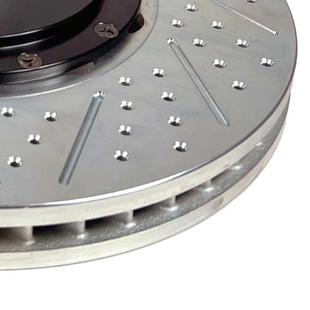 2024-26 Mustang Baer EradiSpeed 2-Piece Front Brake Rotors - 15.4"  - Drilled & Slotted