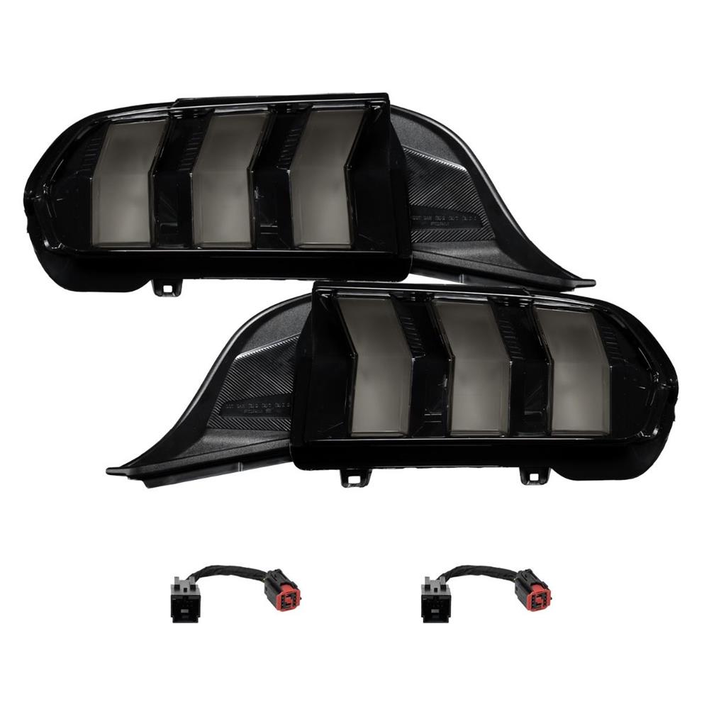 Taillight Cover Compatible With 2024 2025 Mustang GT S650 Dark Horse Ecoboost Rear Brake Tail Lamp Decorative Sticker Taillight Lens Cover