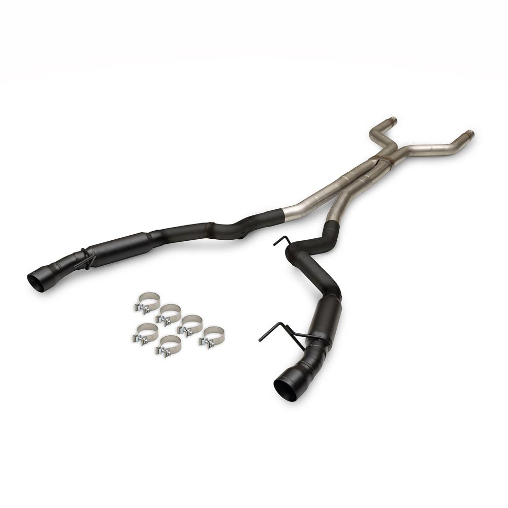 2024-25 Mustang Flowmaster Outlaw Cat Back Exhaust  - Black Tips 5.0