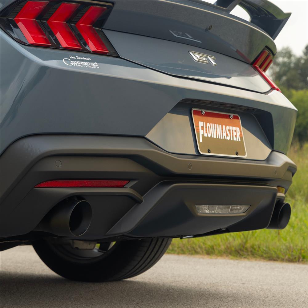 2024-25 Mustang Flowmaster Outlaw Cat Back Exhaust  - Black Tips 5.0