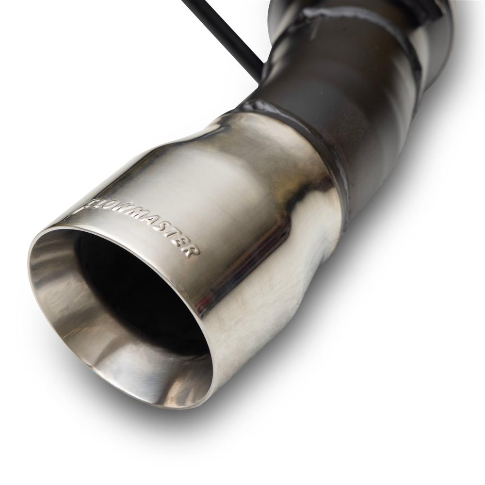 2024-2025 Mustang 5.0/2.3 Flowmaster Outlaw Axle Back Exhaust w/o Active Exhaust - Polished Tips