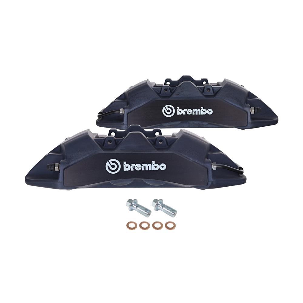 2024-26 Mustang Brembo Rear Brake Caliper Kit  - Satin Black Performance Pack
