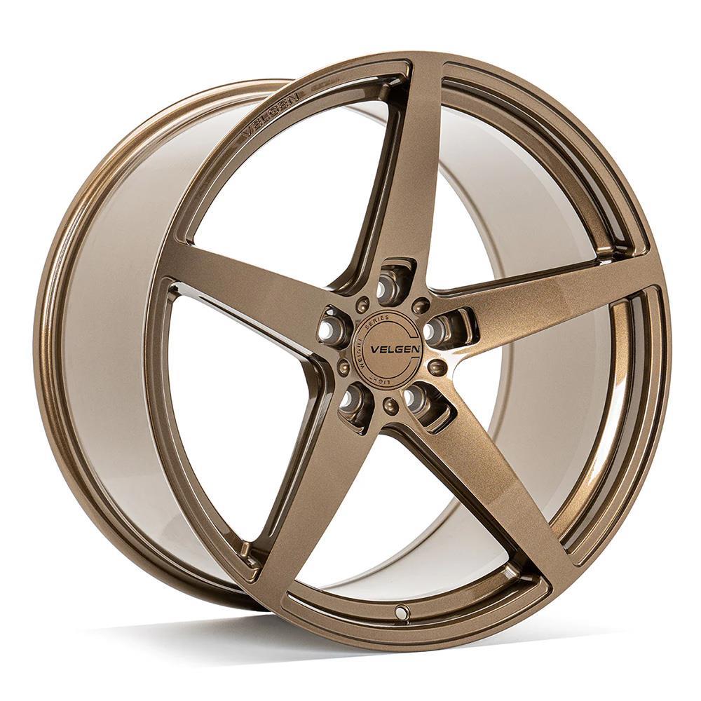 2024-25 Mustang Velgen Classic5 V2 Wheel & Nitto Tire Kit - 20x10/11  - Gloss Bronze
