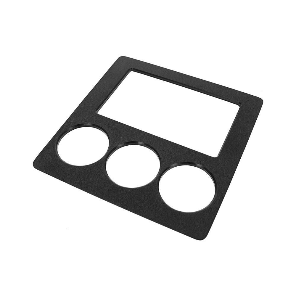 1987-89 Mustang 417 Fox Double DIN Radio Trim Bezel - HVAC Relocation