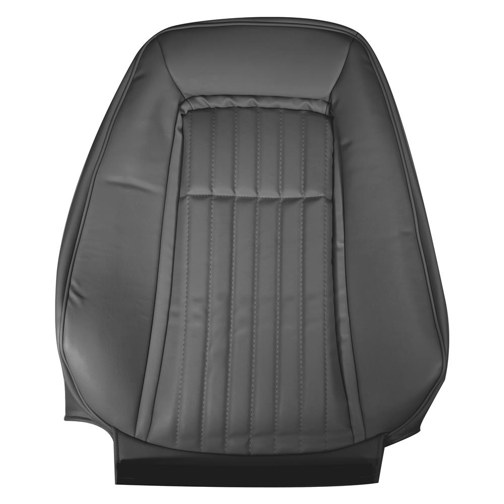 1987-89 Mustang TMI Sport Seat Vinyl Upholstery Kit  - Smoke Gray Hatchback