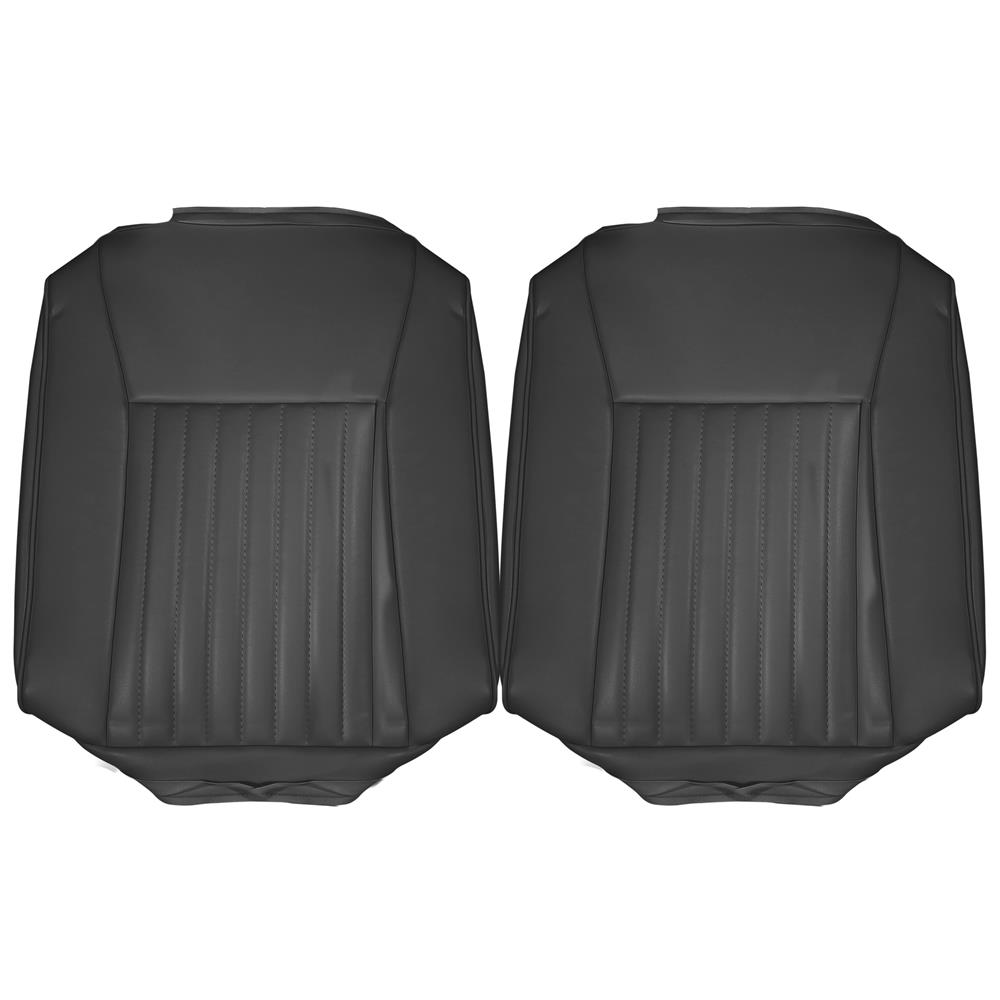 1987-89 Mustang TMI Sport Seat Vinyl Upholstery Kit  - Smoke Gray Hatchback