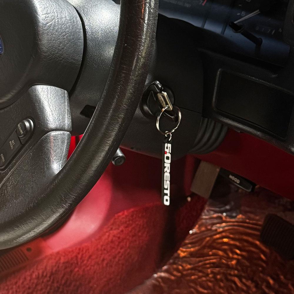 5.0 Resto Logo Keychain