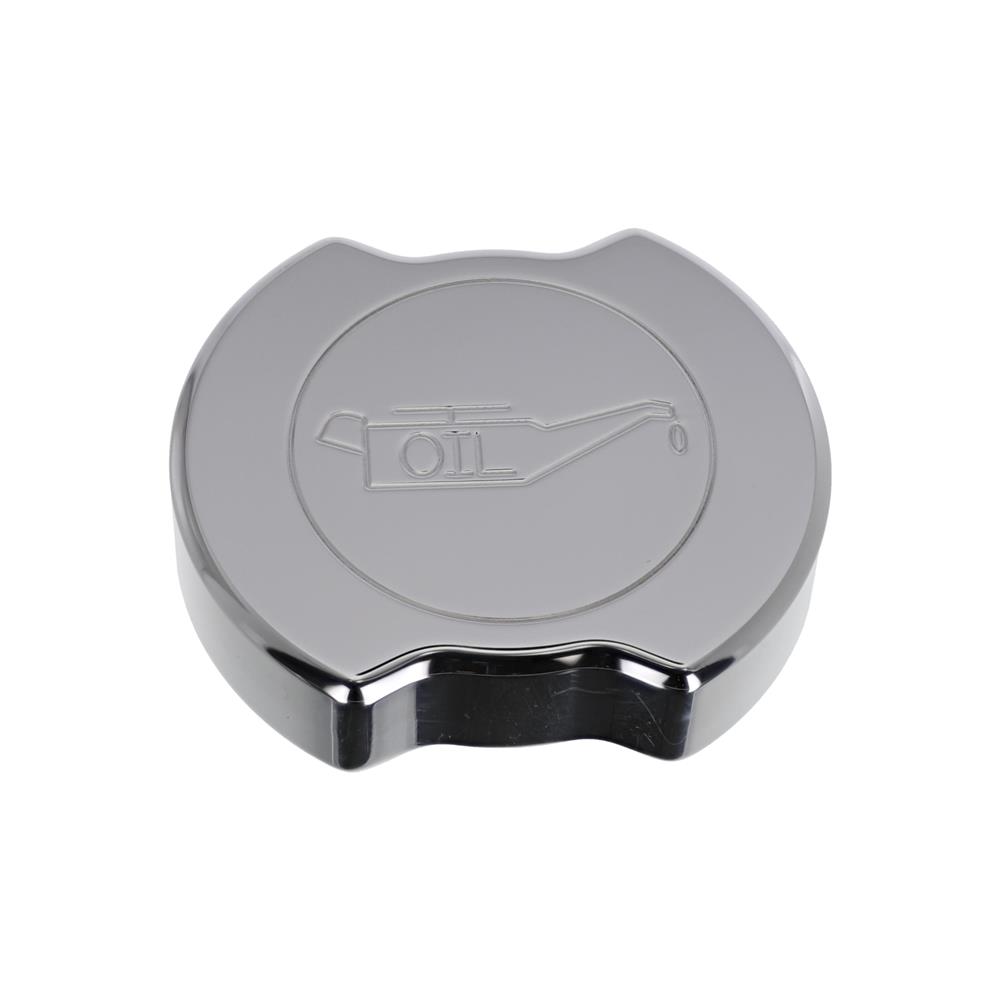 thumbnail interactive-video image 1 of UPR Products Polished Billet Oil Cap Cover For Ford Mustang GT (1979-2010) - 4.6L V8 Logo 1 of 2