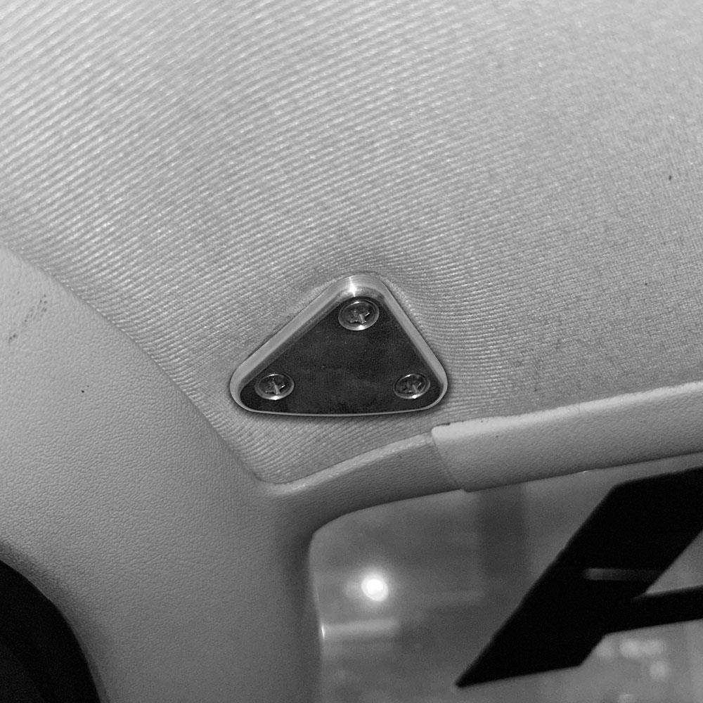 1979-84 Mustang SVE Sun Visor Deletes Coupe/Hatchback