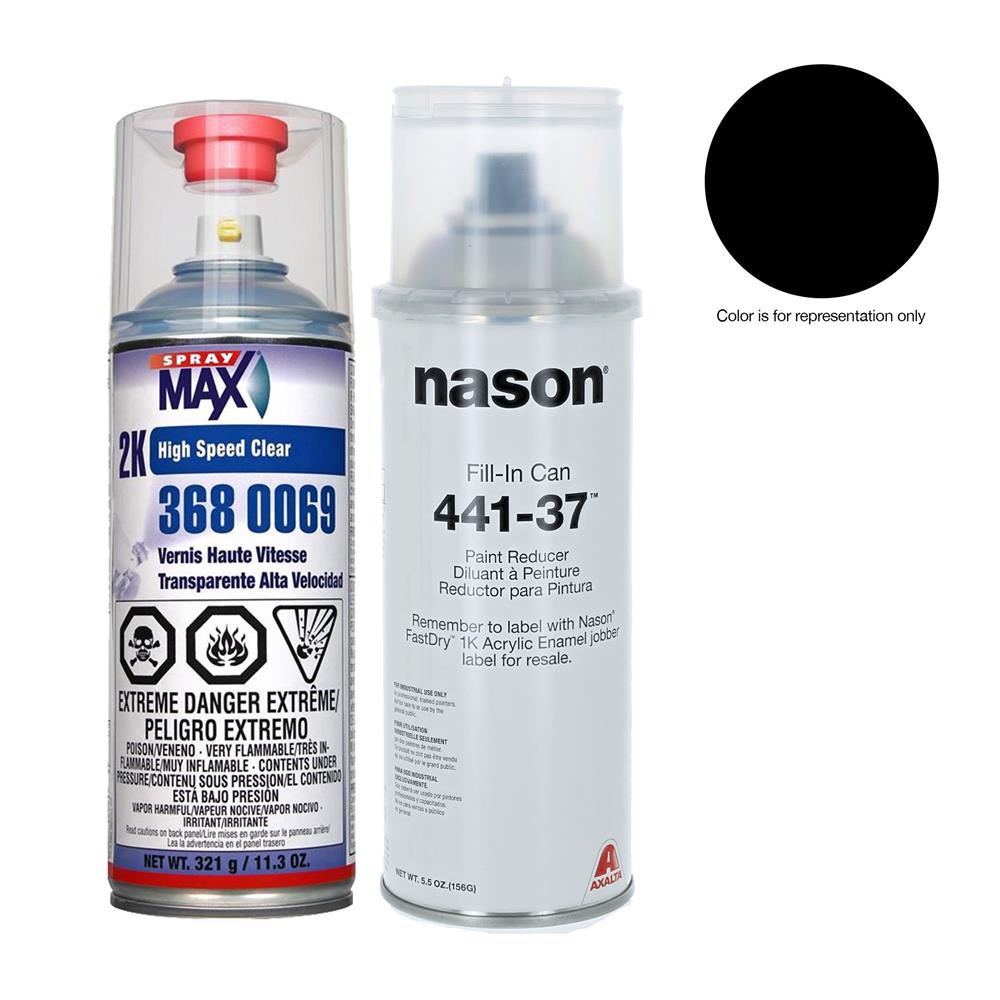 1979-93 Mustang Exterior Base Coat Paint  - Black (1C)