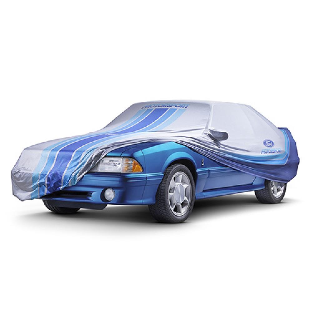 Ford Motorsport Mustang Indoor Car Cover - Blue (79-93) M-19412-FOX