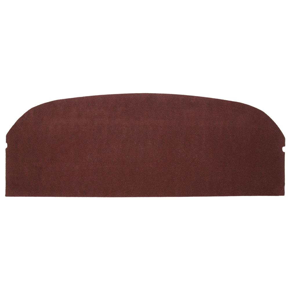 1979-1993 Mustang Rear Package Tray - Dark Red Carpet - Coupe