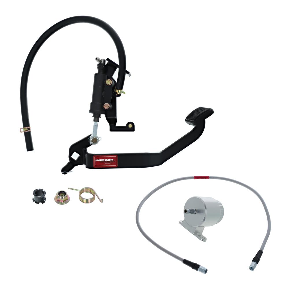 thumbnail image 2 of UPR Aluminum Gripper Pedal Kit – 4pc For 79-04 Mustang 5-Speed Manual – Clutch, Brake, Dead Pedal 2 of 6
