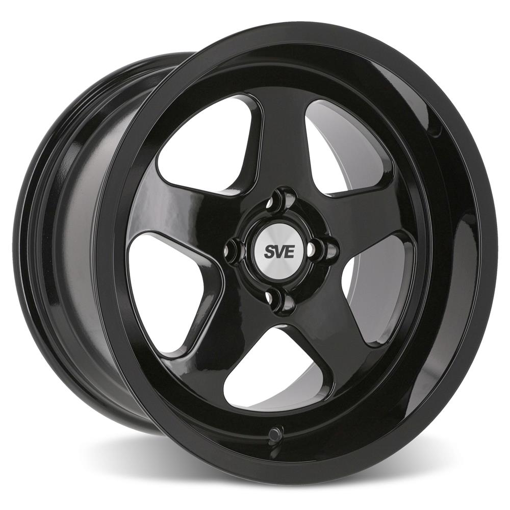1979-93 Mustang SVE 4 Lug SC Wheel & Nitto Tire Kit  - 17x9/10 - Gloss Black