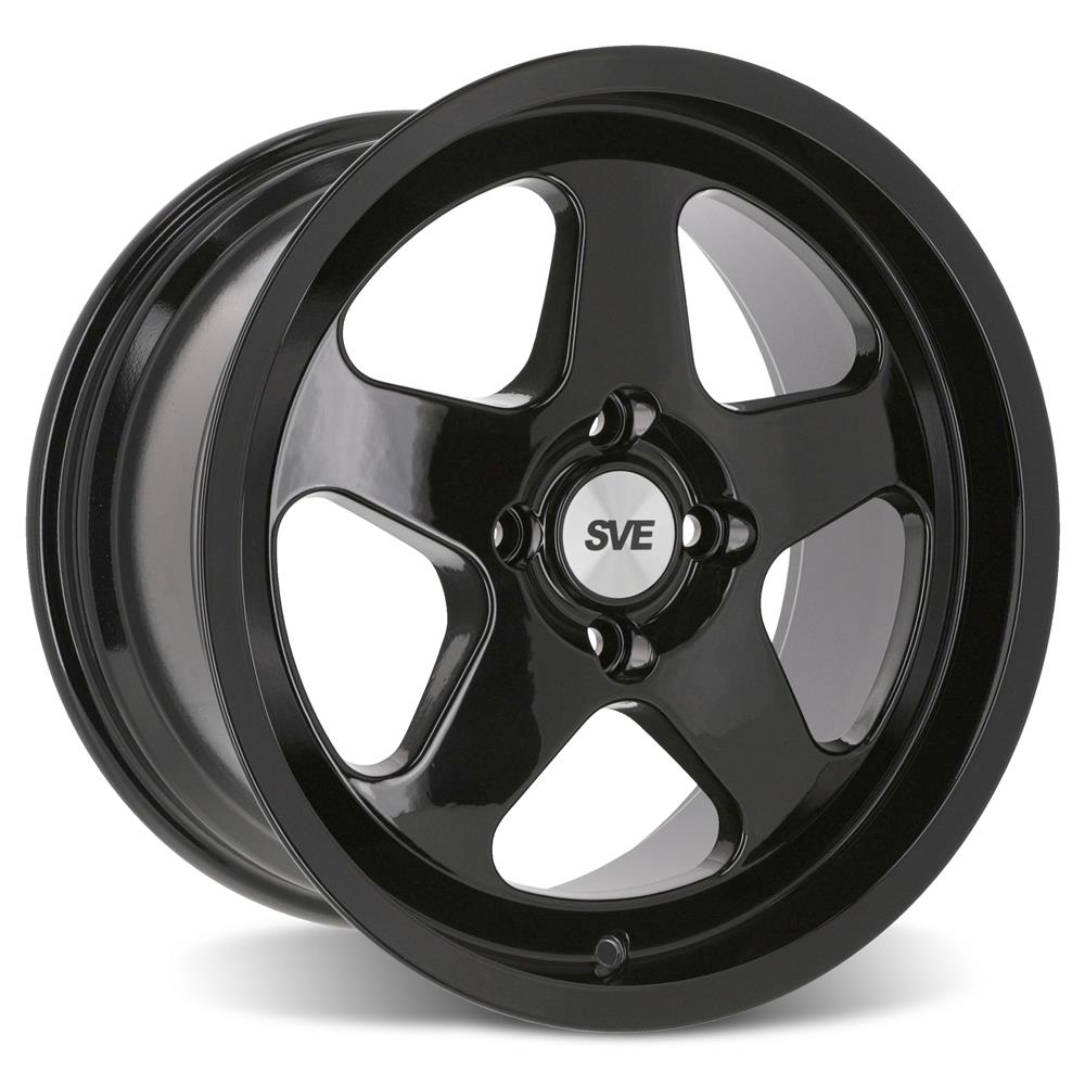 1979-93 Mustang SVE 4 Lug SC Wheel & Nitto Tire Kit  - 17x9/10 - Gloss Black