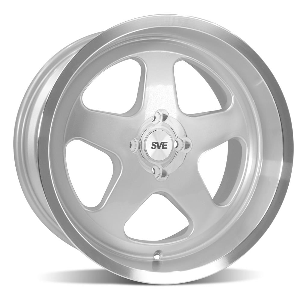 1979-93 Mustang SVE 4 Lug SC Wheel & Nitto Tire Kit  - 17x9/10 - Silver