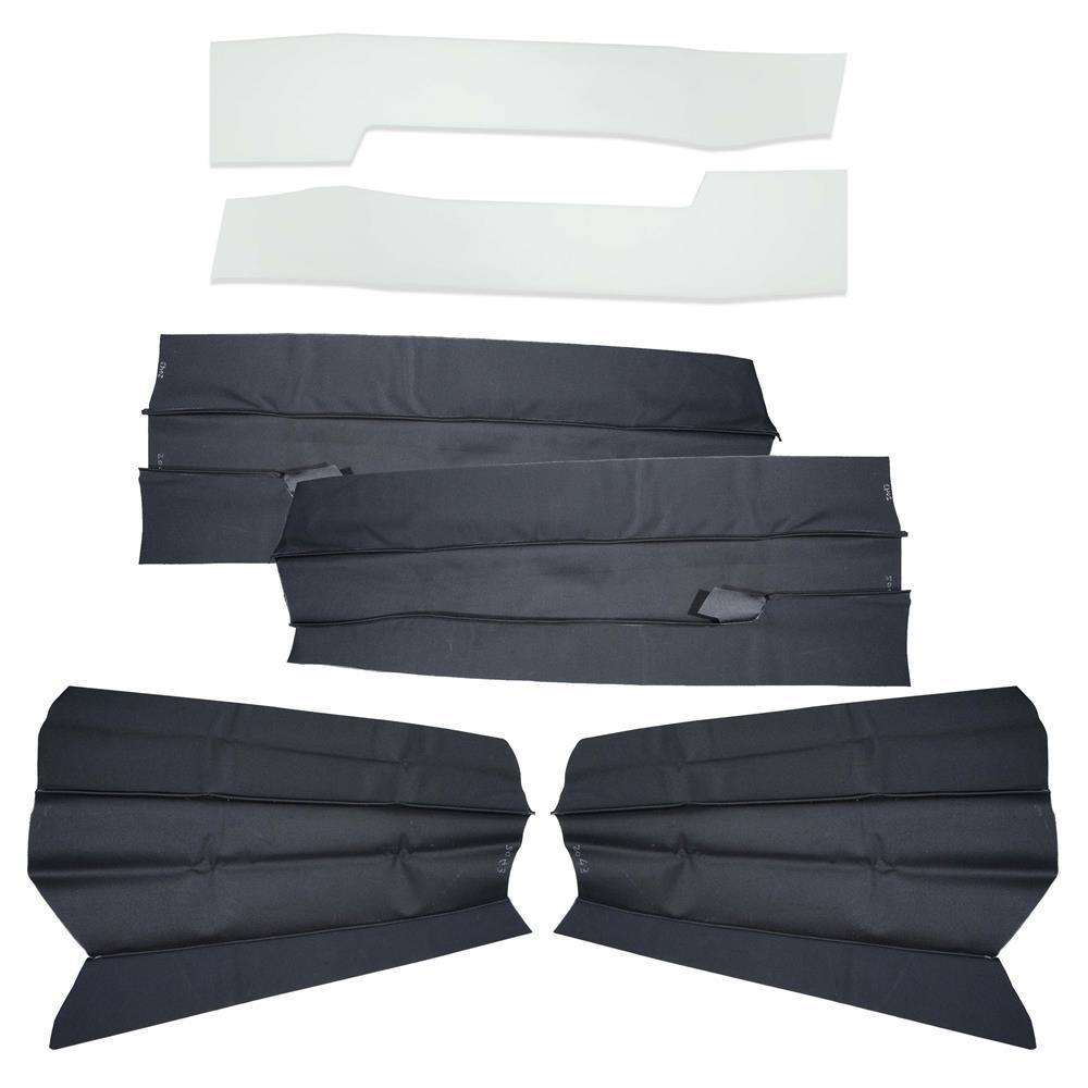 1983-90 Mustang Kee Convertible Top Kit - Stayfast Cloth  - Black
