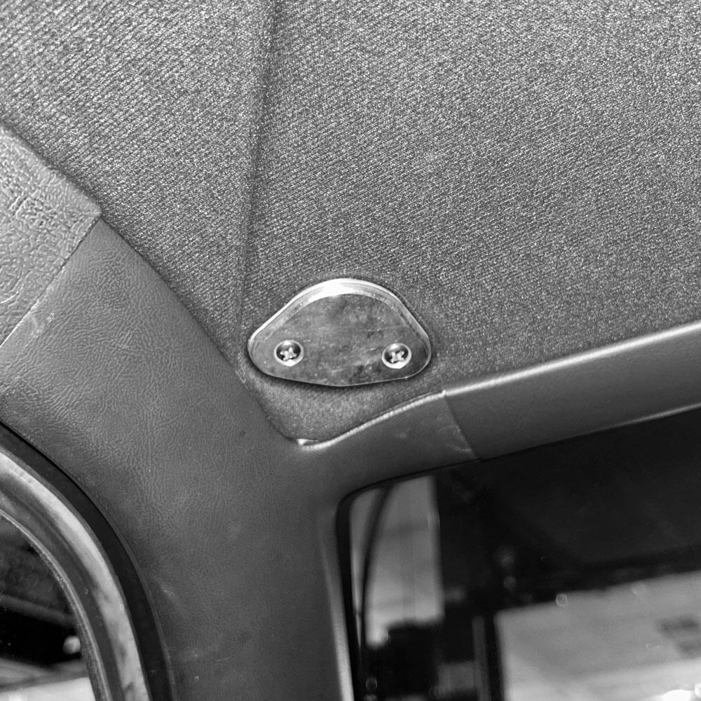 1985-93 Mustang SVE Sun Visor Deletes Coupe/Hatchback