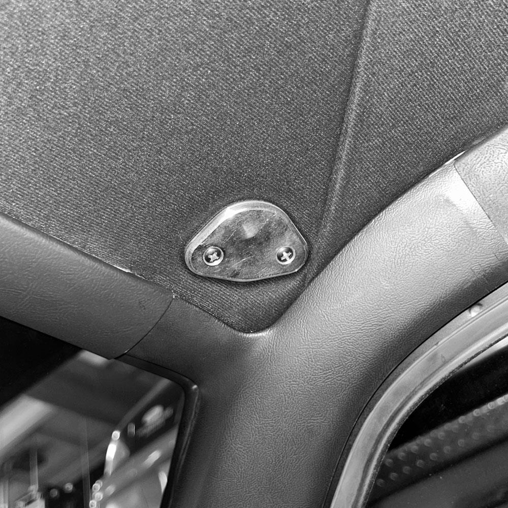 1985-93 Mustang SVE Sun Visor Deletes Coupe/Hatchback